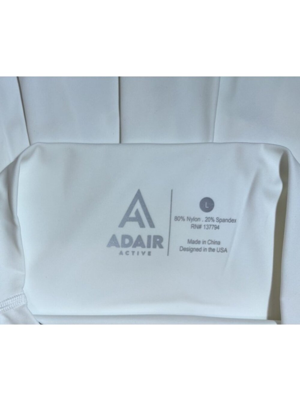 Adair Cross Waist Women's White 13.5'' Pull-On Skort - Pickleball/Tennis/Golf LA - Picture 4 of 6